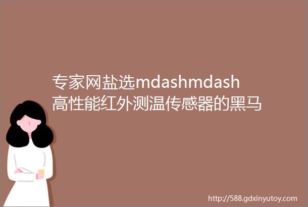 专家网盐选mdashmdash高性能红外测温传感器的黑马